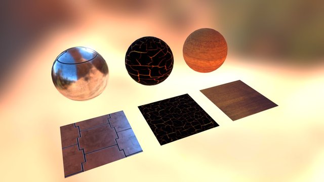 Material Test 3D Model