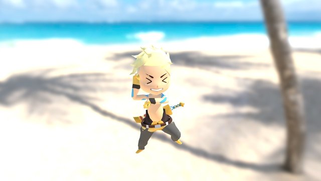 RPG Hero Dancing 3D Model