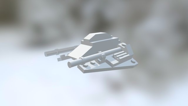 Lego StarWars T-47 airspeeder 3D Model