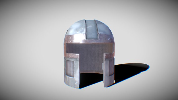 SCI FI War Helmet 3D Model