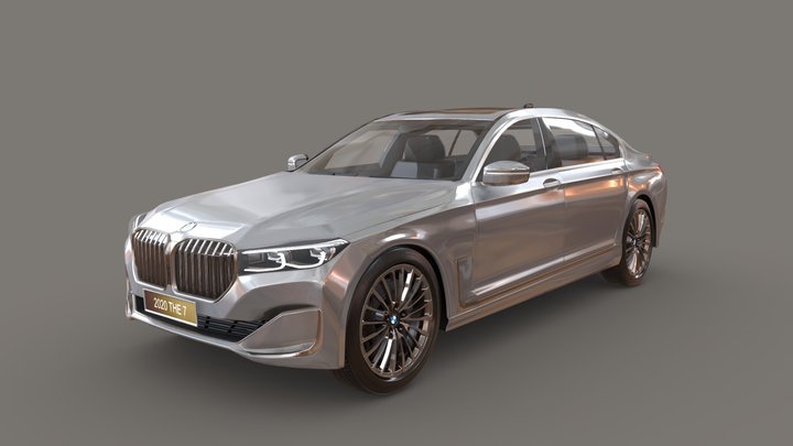 BMW 750Li 3D Model