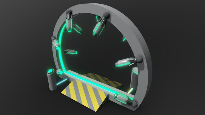 Proton Transmision Portal 3D Model