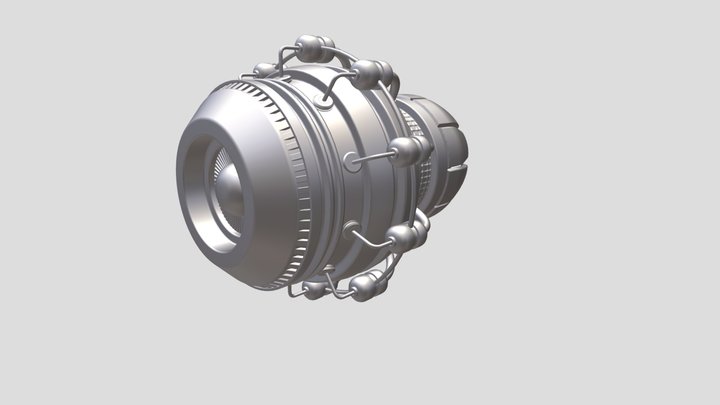 JET ENGINE 3D Model