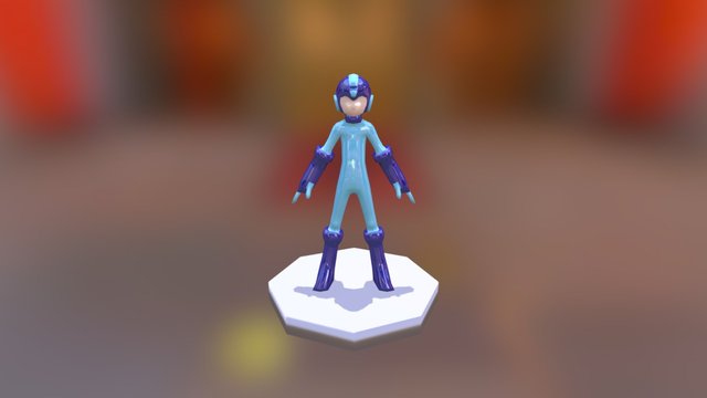 Megaman 3D Model