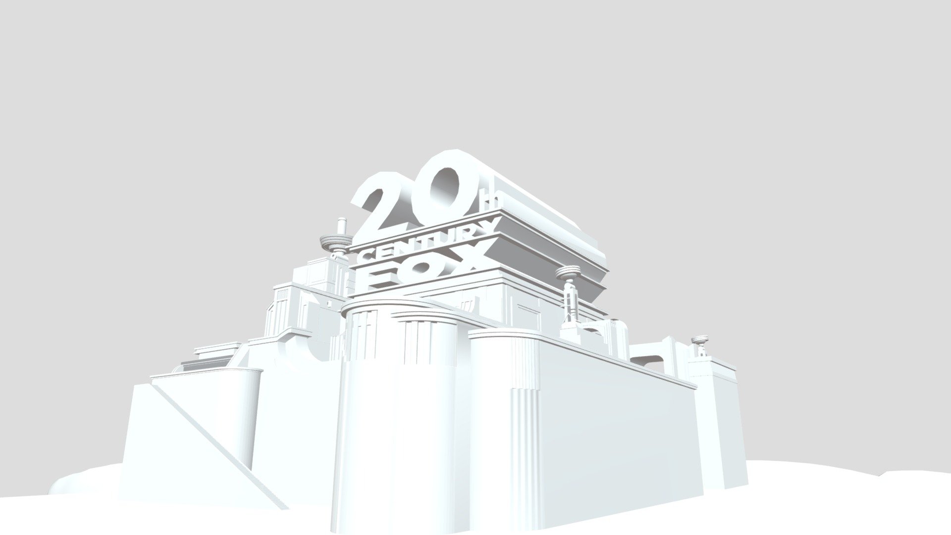 My second 20th century fox 2009 logo - Download Free 3D model by ...