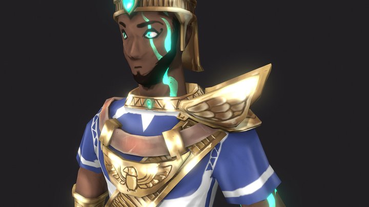 [STUDENT WORK] Egyptian Warrior 3D Model