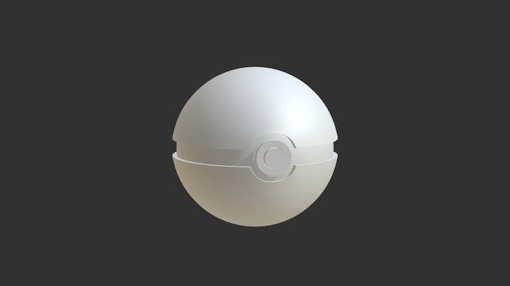 Pokébola 3D Model
