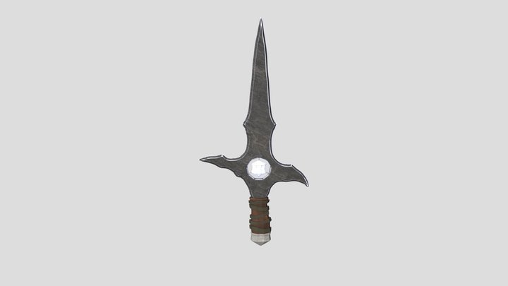Astral Void Dagger - Stylized Fantasy Weapon