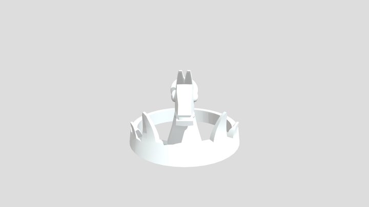 Fortnite Victory Crown Necklace 3D Model