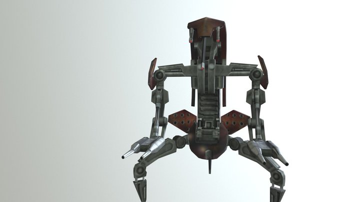 Star Wars Battlefront - Droideka 3D Model