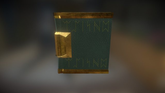Spell Book Version 2 3D Model