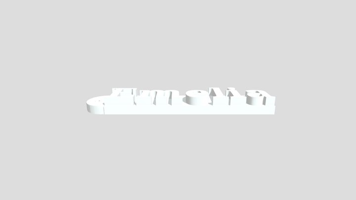 Nametag 3D Model