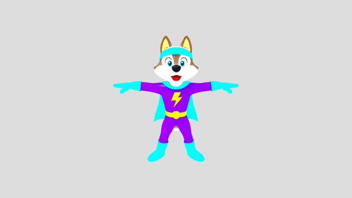 cartoon+wolf+3d+model – Free 3D Model STL