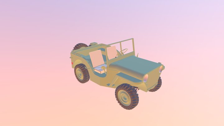 Willy's Jeep 3D Model