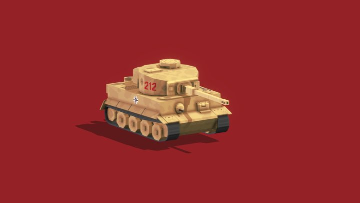 Tiger 1 GuP 3D Model