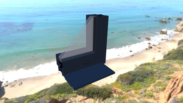 Frappe aluminium - Gamme contemporaine 3D Model