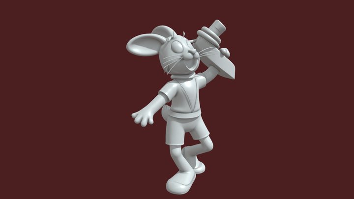 Just You Wait! the rabbit – Modello 3D gratuito STL