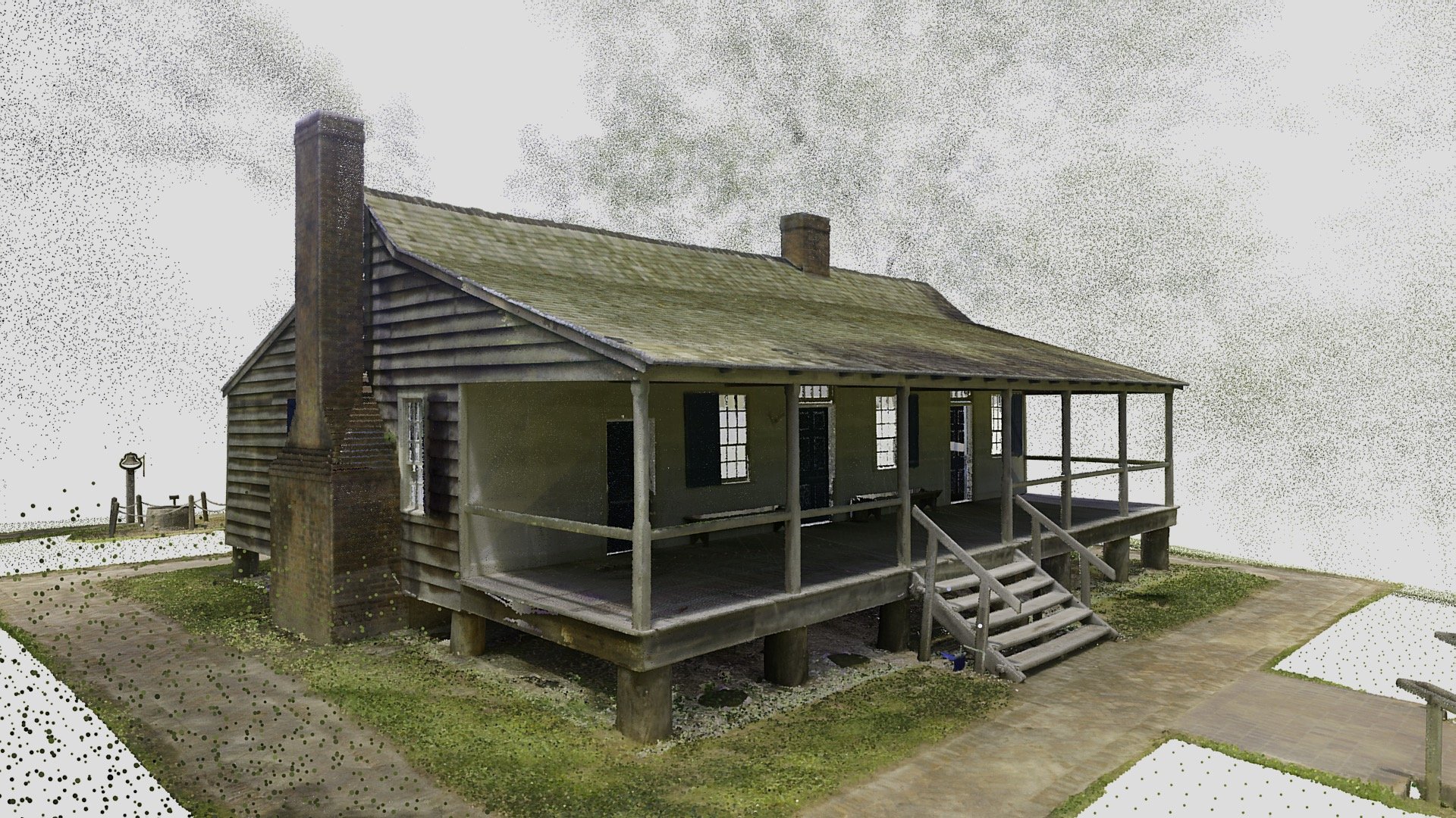 Mount Locust Inn and Plantation 3D model by University of South