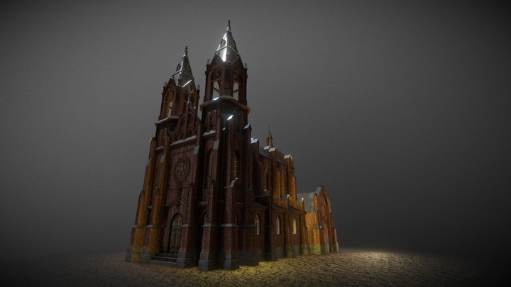 Old Chelyabinsk Church 3D Model