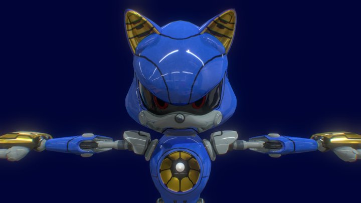 Movie Metal Sonic 3D Model