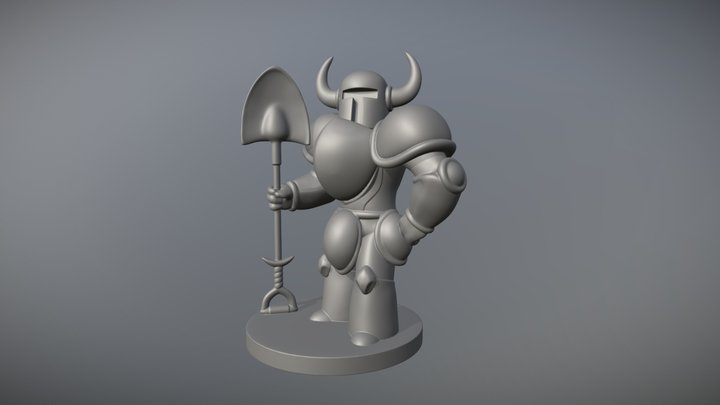 Shovel Knight - 3D Print Ready 3D Model