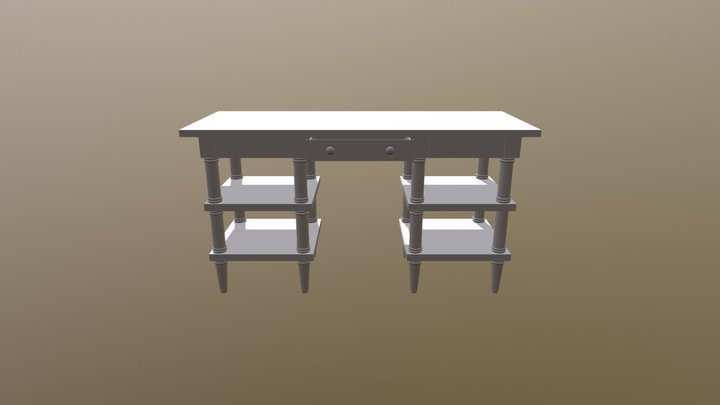 Abenetti's Desk 3D Model
