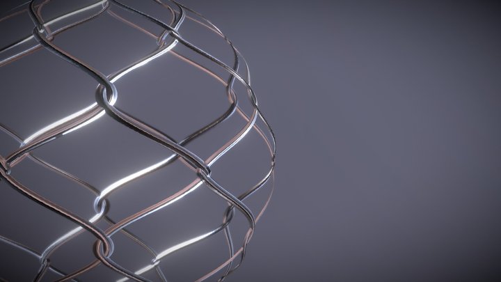 Chain Link fence Material 3D Model