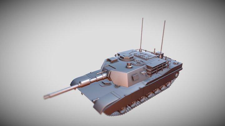 M1A2 Abrams (WIP) 3D Model