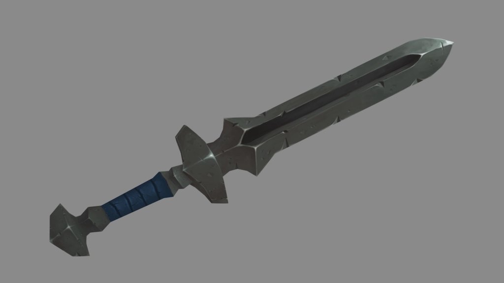 Dwarven Sword - 3D model by luccasanc [f371358] - Sketchfab