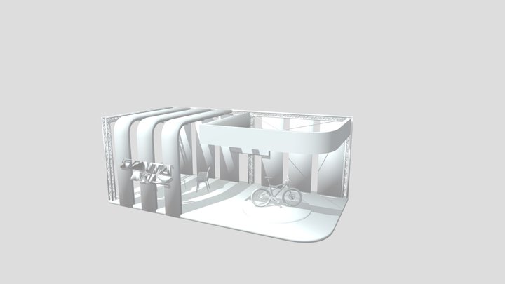 Santa Cruz Booth 3D Model