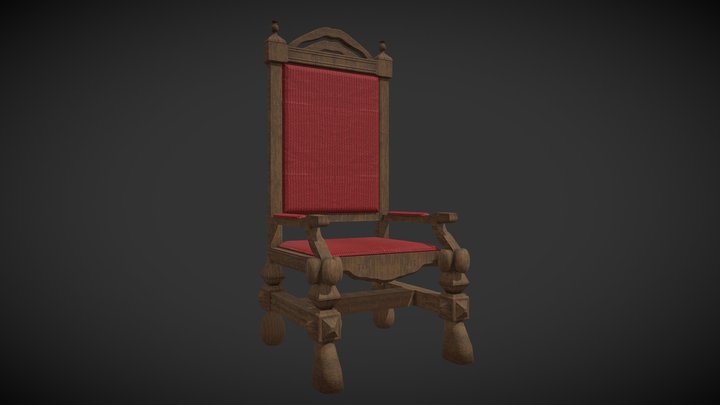 Royal Chair 3D Model