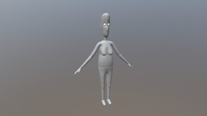 In Progress - Mean Mavis 3D Model