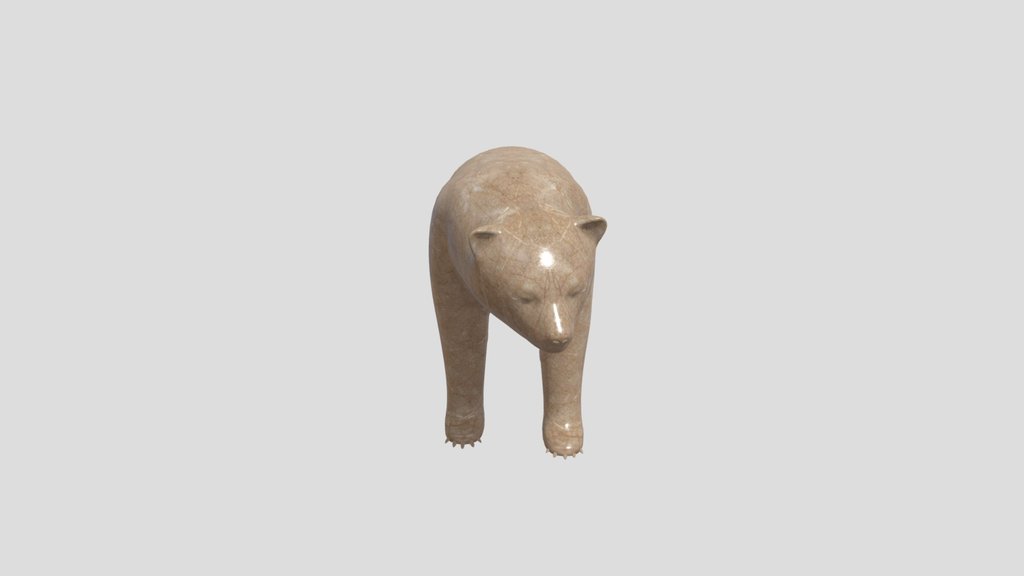 Bear Marble Statue