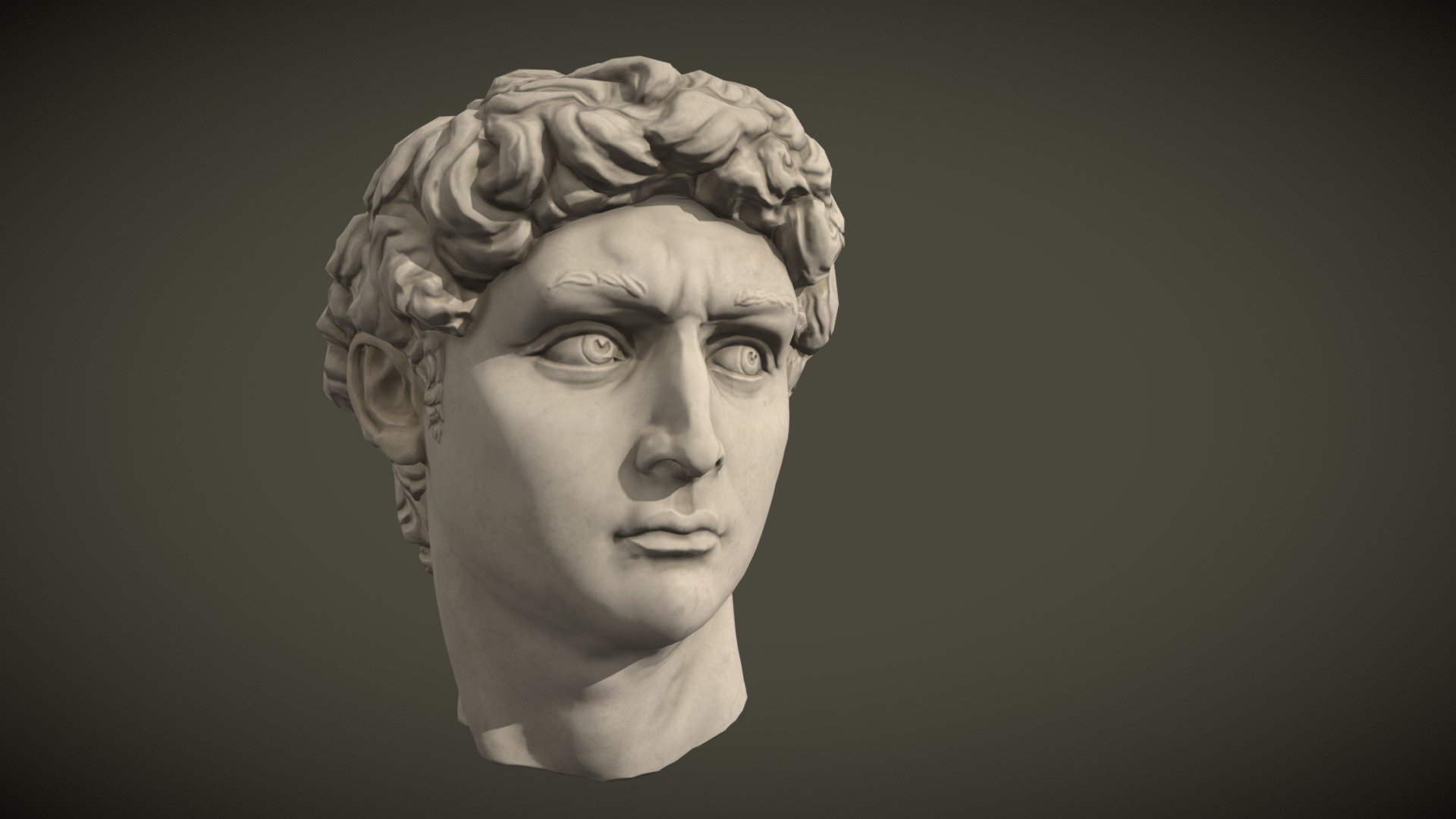 Michelangelo's David Sculpted 3D model by Beck Hemsley (beckh