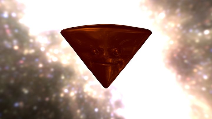 Pizza Face 3D Model