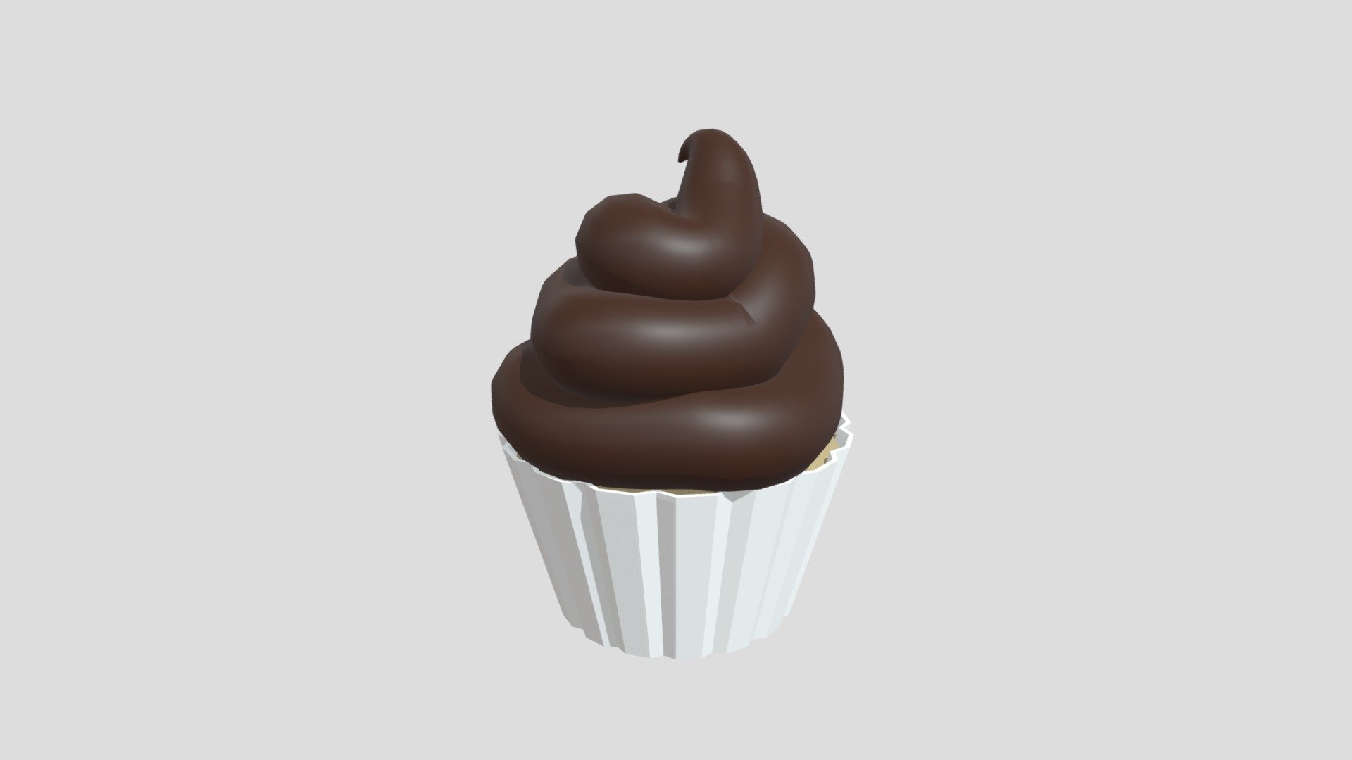 Cupcake — Sketchfab embed 3D viewer