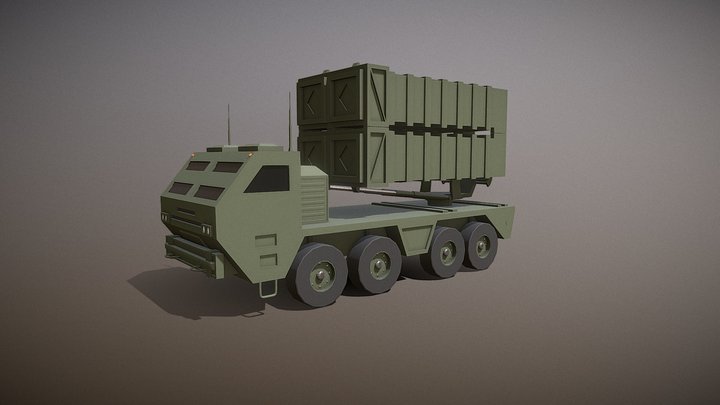 MLRS Truck 3D Model