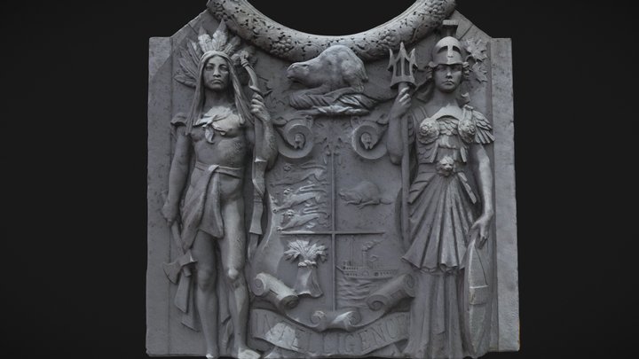 Guild Park & Gardens - Crests over Entrances 2/3 3D Model