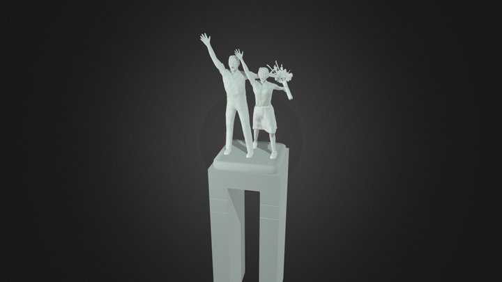 Selamat Datang Monument 3D Model