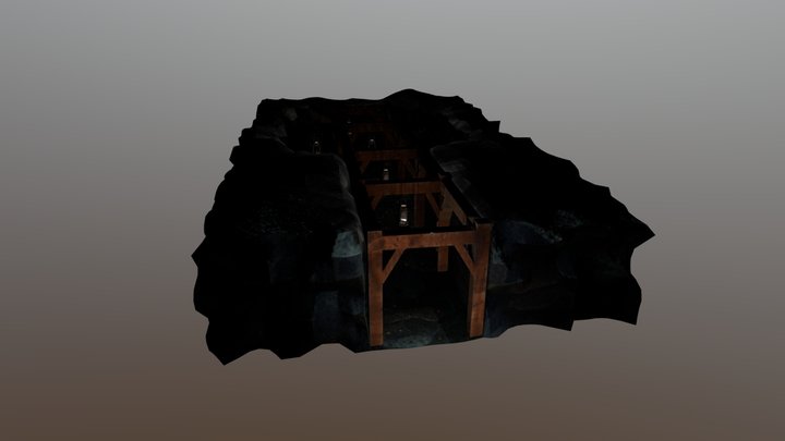 Cave Environment 3D Model