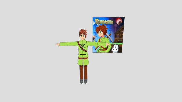 Terraria guy 0.2 3D Model
