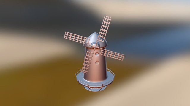 Mill 3D Model