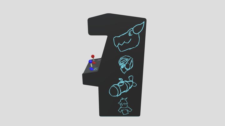 Arcade Cab 3D Model