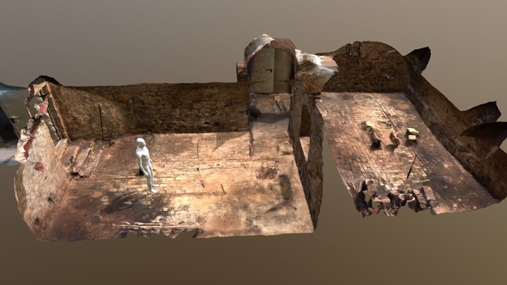 360-Grad-Ausrichtung von Gebäuden und Objekten. 3D Model