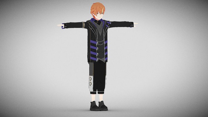 The Loud Cheering Full of Excitement Akito – Modello 3D gratuito STL