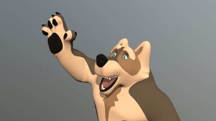 Donny the Wuff 3D Model