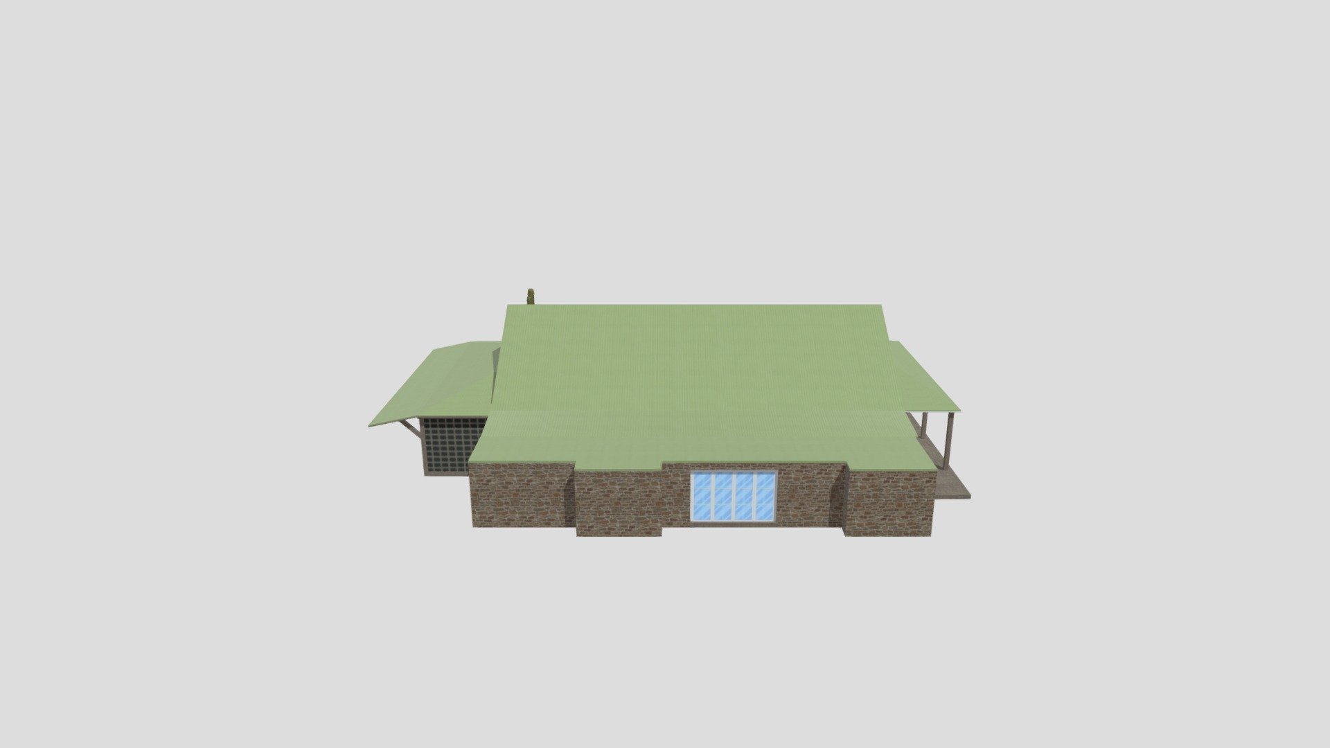 Golf Club House - 3D model by yinknight [f37a499] - Sketchfab