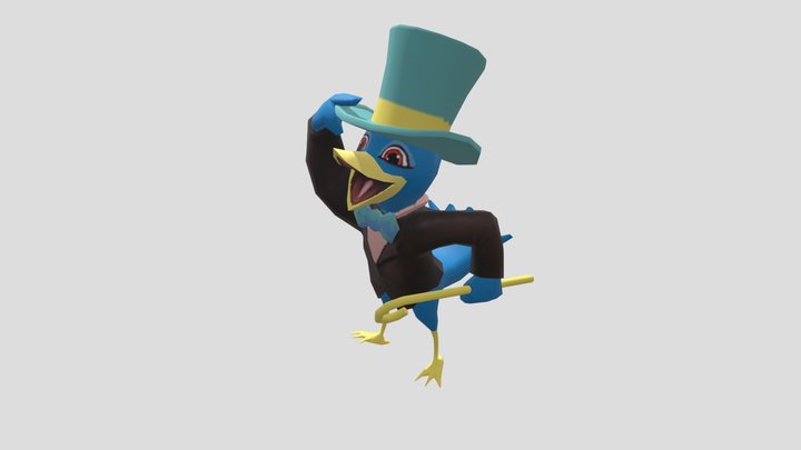 Mr.Bluebird (Splash Mountain) 3D Model