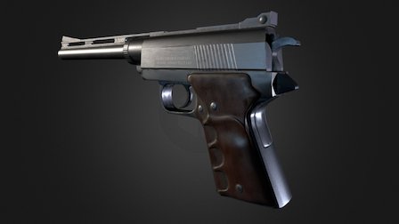 Wildey Handgun 3D Model