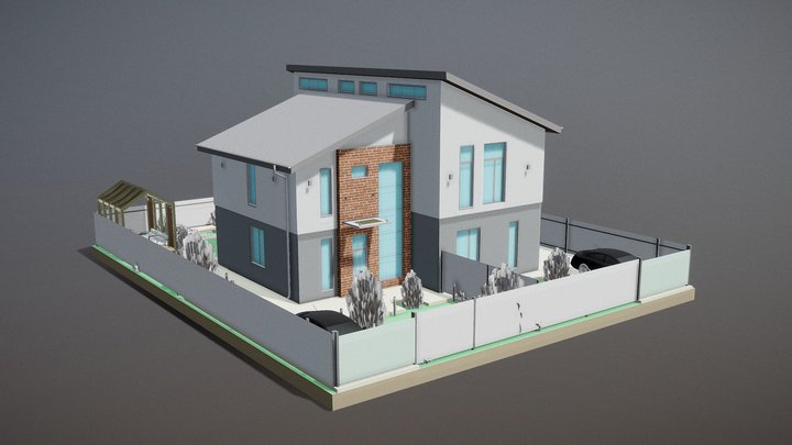 02 ДОМ Маленький-большой 3D Model
